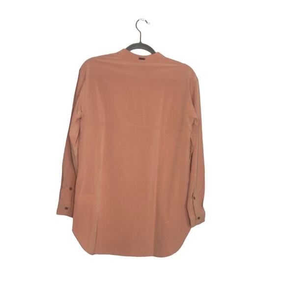 NWT prAna Relaxed Railay Lightweight Button Long Sleeve Top UPF 50+ Top S Pink - Picture 4 of 15